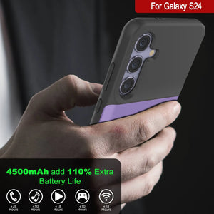 Étui de batterie PunkJuice S24 violet - Banque de jus de charge portable avec 4500 mAh