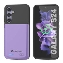 Charger l&#39;image dans la galerie, Étui de batterie PunkJuice S24 violet - Banque de jus de charge portable avec 4500 mAh
