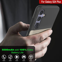 Load image into Gallery viewer, Étui de batterie PunkJuice S24+ Plus Argent - Banque de jus de charge portable avec 5000 mAh
