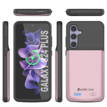 Load image into Gallery viewer, Étui de batterie PunkJuice S24+ Plus en or rose – Banque de jus de charge portable avec 5000 mAh
