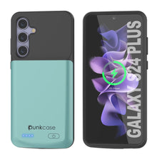 Load image into Gallery viewer, Étui de batterie PunkJuice S24+ Plus Teal - Banque de jus de charge portable avec 5000 mAh
