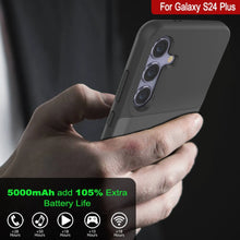 Load image into Gallery viewer, Étui de batterie PunkJuice S24+ Plus Gris - Banque de jus de charge portable avec 5000 mAh
