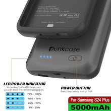 Load image into Gallery viewer, Étui de batterie PunkJuice S24+ Plus Gris - Banque de jus de charge portable avec 5000 mAh
