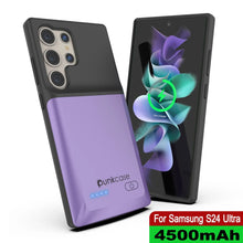 Load image into Gallery viewer, Étui de batterie PunkJuice S24 Ultra violet - Banque de jus de charge portable avec 4500 mAh
