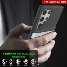 Load image into Gallery viewer, Étui de batterie PunkJuice S24 Ultra blanc - Banque de jus de charge portable avec 4500 mAh
