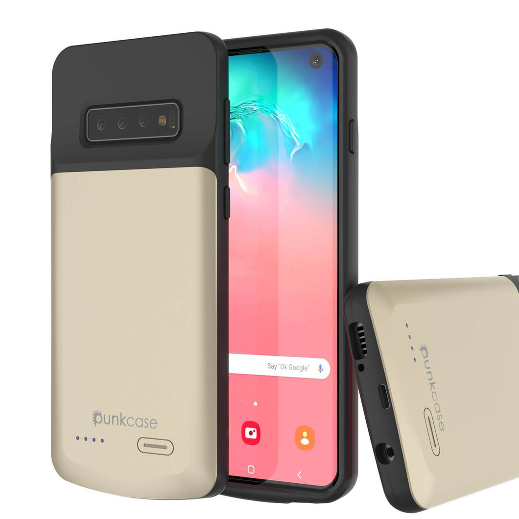 PunkJuice S10 Battery Case Gold - Fast Charging Power Juice Bank with 4700mAh (Color in image: Gold)