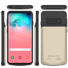 Load image into Gallery viewer, PunkJuice S10+ Plus Battery Case Gold - Fast Charging Power Juice Bank with 5000mAh 
