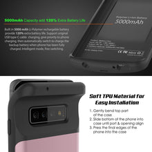 Load image into Gallery viewer, PunkJuice S10+ Plus Battery Case Rose - Fast Charging Power Juice Bank with 5000mAh (Color in image: Blue)
