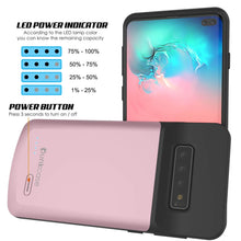 Load image into Gallery viewer, PunkJuice S10+ Plus Battery Case Rose - Fast Charging Power Juice Bank with 5000mAh 
