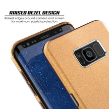Load image into Gallery viewer, Galaxy S8 Case, Punkcase Galactic 2.0 Series Ultra Slim Protective Armor TPU Cover w/ PunkShield Screen Protector | Lifetime Exchange Warranty | Designed for Samsung Galaxy S8 [Gold] 
