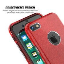 Charger l&#39;image dans la galerie, iPhone 8 Case, Punkcase Galactic 2.0 Series Ultra Slim Protective Armor TPU Cover [Red] 
