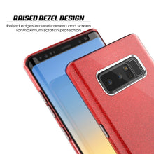Load image into Gallery viewer, Galaxy Note 8 Case, Punkcase Galactic 2.0 Series Ultra Slim Protective Armor [Red] 
