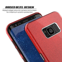 Load image into Gallery viewer, Galaxy S8 Case, Punkcase Galactic 2.0 Series Ultra Slim Protective Armor TPU Cover w/ PunkShield Screen Protector | Lifetime Exchange Warranty | Designed for Samsung Galaxy S8 [Red] 
