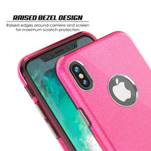 Load image into Gallery viewer, iPhone X Case, Punkcase Galactic 2.0 Series Ultra Slim w/ Tempered Glass Screen Protector | [Pink] 
