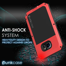 Charger l'image dans la galerie, Galaxy S6 EDGE+ Plus  Case, PUNKcase Metallic Red Shockproof  Slim Metal Armor Case (Color in image: silver)
