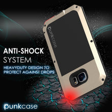 Charger l'image dans la galerie, Galaxy S6 EDGE+ Plus  Case, PUNKcase Metallic Gold Shockproof  Slim Metal Armor Case (Color in image: silver)
