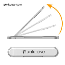 Load image into Gallery viewer, PUNKCASE FlickStick Universal Cell Phone Kickstand for all Mobile Phones &amp; Cases with Flat Backs, One Finger Operation (Silver) (Color in image: Rose Gold)
