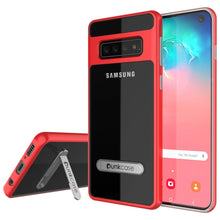 Charger l&#39;image dans la galerie, Galaxy S10 Case, PUNKcase [LUCID 3.0 Series] [Slim Fit] Armor Cover w/ Integrated Screen Protector [Red] (Color in image: Red)
