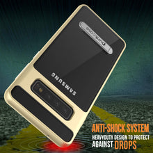 Charger l&#39;image dans la galerie, Galaxy S10 Case, PUNKcase [LUCID 3.0 Series] [Slim Fit] Armor Cover w/ Integrated Screen Protector [Gold] (Color in image: Rose Gold)
