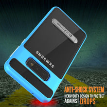 Charger l&#39;image dans la galerie, Galaxy S10e Case, PUNKcase [LUCID 3.0 Series] [Slim Fit] Armor Cover w/ Integrated Screen Protector [Blue] (Color in image: Rose Gold)
