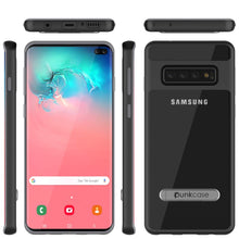 Charger l&#39;image dans la galerie, Galaxy S10+ Plus Case, PUNKcase [LUCID 3.0 Series] [Slim Fit] [Clear Back] Armor Cover w/ Integrated Screen Protector (Color in image: Silver)
