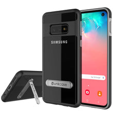 Charger l&#39;image dans la galerie, Galaxy S10e Case, PUNKcase [LUCID 3.0 Series] [Slim Fit] [Clear Back] Armor Cover w/ Integrated Screen Protector (Color in image: Black)
