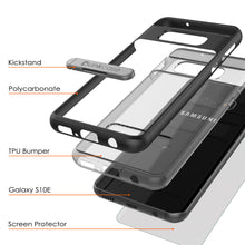Charger l&#39;image dans la galerie, Galaxy S10e Case, PUNKcase [LUCID 3.0 Series] [Slim Fit] [Clear Back] Armor Cover w/ Integrated Screen Protector (Color in image: Gold)
