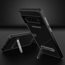 Charger l&#39;image dans la galerie, Galaxy S10+ Plus Case, PUNKcase [LUCID 3.0 Series] [Slim Fit] [Clear Back] Armor Cover w/ Integrated Screen Protector (Color in image: Grey)
