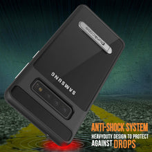 Charger l&#39;image dans la galerie, Galaxy S10+ Plus Case, PUNKcase [LUCID 3.0 Series] [Slim Fit] [Clear Back] Armor Cover w/ Integrated Screen Protector (Color in image: Red)
