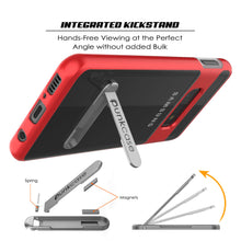 Charger l&#39;image dans la galerie, Galaxy S10e Case, PUNKcase [LUCID 3.0 Series] [Slim Fit] Armor Cover w/ Integrated Screen Protector [Red] (Color in image: Grey)
