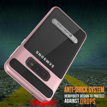 Charger l&#39;image dans la galerie, Galaxy S10e Case, PUNKcase [LUCID 3.0 Series] [Slim Fit] Armor Cover w/ Integrated Screen Protector [Rose Gold] (Color in image: Red)
