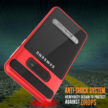 Charger l&#39;image dans la galerie, Galaxy S10e Case, PUNKcase [LUCID 3.0 Series] [Slim Fit] Armor Cover w/ Integrated Screen Protector [Red] (Color in image: Rose Gold)
