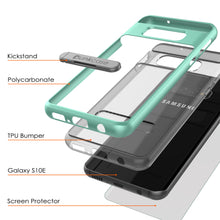 Charger l&#39;image dans la galerie, Galaxy S10e Case, PUNKcase [LUCID 3.0 Series] [Slim Fit] Armor Cover w/ Integrated Screen Protector [Teal] (Color in image: Blue)
