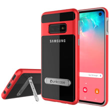 Charger l&#39;image dans la galerie, Galaxy S10e Case, PUNKcase [LUCID 3.0 Series] [Slim Fit] Armor Cover w/ Integrated Screen Protector [Red] (Color in image: Red)
