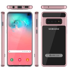 Charger l&#39;image dans la galerie, Galaxy S10+ Plus Case, PUNKcase [LUCID 3.0 Series] [Slim Fit] Armor Cover w/ Integrated Screen Protector [Rose Gold] (Color in image: Silver)
