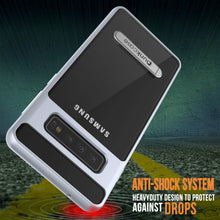 Charger l&#39;image dans la galerie, Galaxy S10+ Plus Case, PUNKcase [LUCID 3.0 Series] [Slim Fit] Armor Cover w/ Integrated Screen Protector [Silver] (Color in image: Red)
