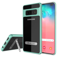 Charger l&#39;image dans la galerie, Galaxy S10+ Plus Case, PUNKcase [LUCID 3.0 Series] [Slim Fit] Armor Cover w/ Integrated Screen Protector [Teal] (Color in image: Teal)

