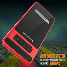 Charger l&#39;image dans la galerie, Galaxy S10+ Plus Case, PUNKcase [LUCID 3.0 Series] [Slim Fit] Armor Cover w/ Integrated Screen Protector [Red] (Color in image: Rose Gold)
