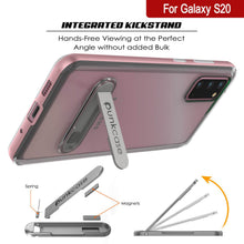 Load image into Gallery viewer, Galaxy S20 Case, PUNKcase [LUCID 3.0 Series] [Slim Fit] Armor Cover w/ Integrated Screen Protector [Rose Gold] (Color in image: Gold)

