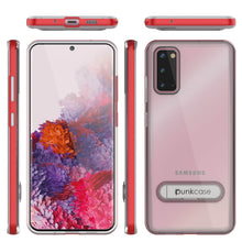 Load image into Gallery viewer, Galaxy S20 Case, PUNKcase [LUCID 3.0 Series] [Slim Fit] Armor Cover w/ Integrated Screen Protector [Red] (Color in image: Silver)
