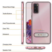 Load image into Gallery viewer, Galaxy S20 Case, PUNKcase [LUCID 3.0 Series] [Slim Fit] Armor Cover w/ Integrated Screen Protector [Rose Gold] (Color in image: Grey)
