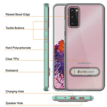 Load image into Gallery viewer, Galaxy S20 Case, PUNKcase [LUCID 3.0 Series] [Slim Fit] Armor Cover w/ Integrated Screen Protector [Teal] (Color in image: Grey)
