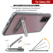 Load image into Gallery viewer, Galaxy S20 Case, PUNKcase [LUCID 3.0 Series] [Slim Fit] Armor Cover w/ Integrated Screen Protector [Silver] (Color in image: Gold)
