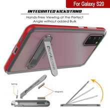 Load image into Gallery viewer, Galaxy S20 Case, PUNKcase [LUCID 3.0 Series] [Slim Fit] Armor Cover w/ Integrated Screen Protector [Red] (Color in image: Gold)
