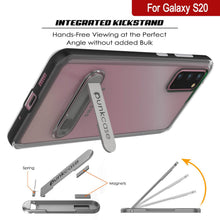 Load image into Gallery viewer, Galaxy S20 Case, PUNKcase [LUCID 3.0 Series] [Slim Fit] Armor Cover w/ Integrated Screen Protector [Black] (Color in image: Grey)
