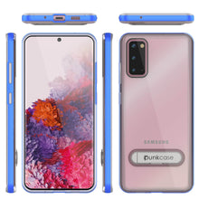 Load image into Gallery viewer, Galaxy S20 Case, PUNKcase [LUCID 3.0 Series] [Slim Fit] Armor Cover w/ Integrated Screen Protector [Blue] (Color in image: Silver)

