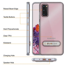 Load image into Gallery viewer, Galaxy S20 Case, PUNKcase [LUCID 3.0 Series] [Slim Fit] Armor Cover w/ Integrated Screen Protector [Silver] (Color in image: Grey)
