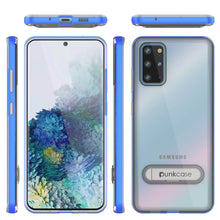 Charger l&#39;image dans la galerie, Galaxy S20+ Plus Case, PUNKcase [LUCID 3.0 Series] [Slim Fit] Armor Cover w/ Integrated Screen Protector [Blue] (Color in image: Silver)
