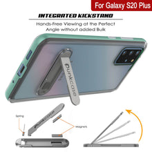 Charger l&#39;image dans la galerie, Galaxy S20+ Plus Case, PUNKcase [LUCID 3.0 Series] [Slim Fit] Armor Cover w/ Integrated Screen Protector [Teal] (Color in image: Gold)
