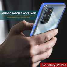 Charger l&#39;image dans la galerie, Galaxy S20+ Plus Case, PUNKcase [LUCID 3.0 Series] [Slim Fit] Armor Cover w/ Integrated Screen Protector [Blue] (Color in image: Black)
